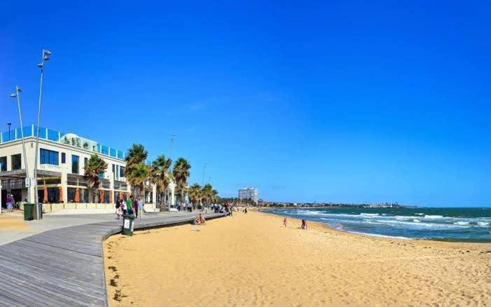 1 Bdrm With Parking, Walk To Beach Melbourne Zewnętrze zdjęcie