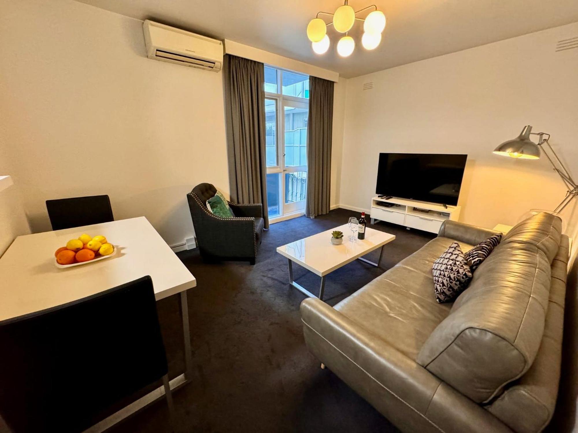 1 Bdrm With Parking, Walk To Beach Melbourne Zewnętrze zdjęcie